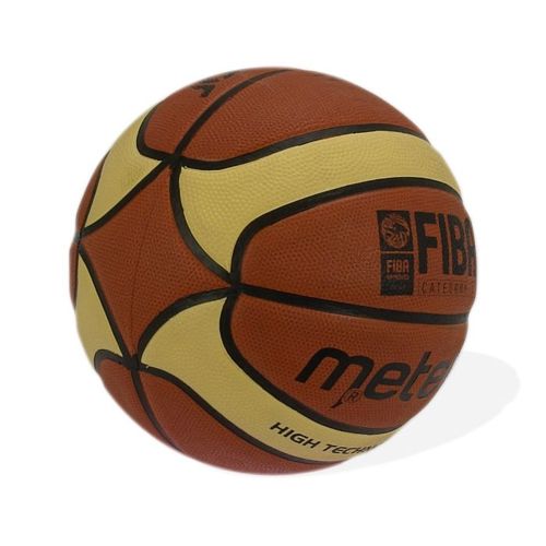 Piłka koszykowa Meteor Cellular w rozmiarze 7 zatwierdzona atestem FIBA