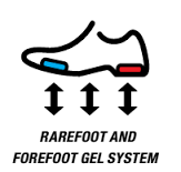 Rearfoot and Forefoot GEL® Cushioning System