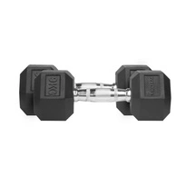 Hantle THORN FIT Hex Rubber Dumbbell 2x9 kg