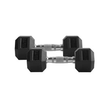 Hantle THORN FIT Hex Rubber Dumbbell 2x7,5 kg