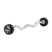 Tiguar barbell łamany PU 10 kg