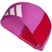 Czepek dla dzieci adidas Fabric Swim Cap różowy HA7331