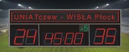 Tablica wyników Elektroniczna stadionowa TZG-ST70.46G48 z panelem tekstowym 48 cm